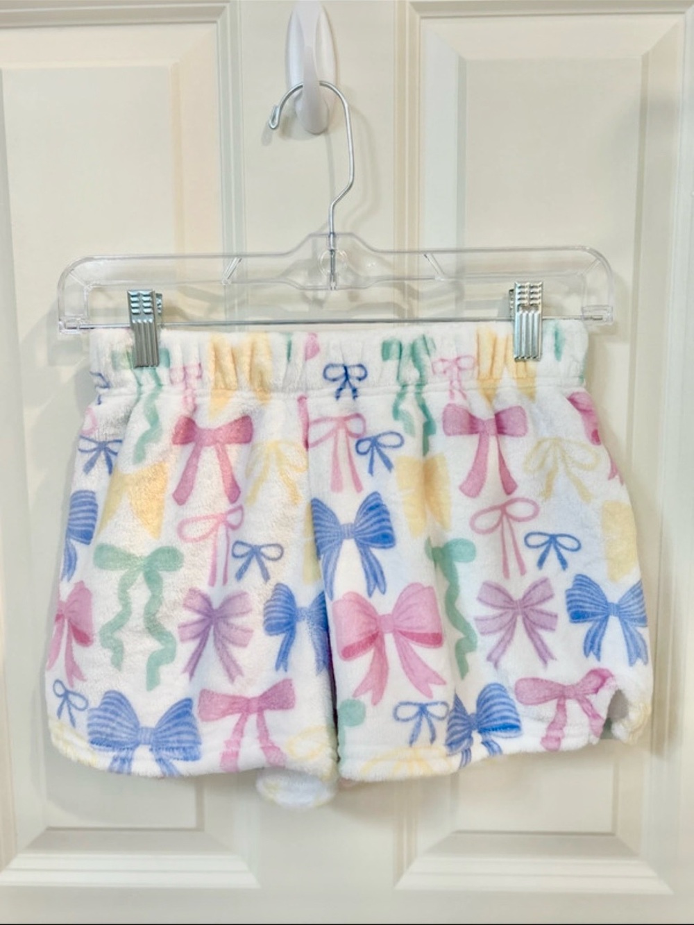 Iscream Pretty Bows Plush Shorts Girls Size 14